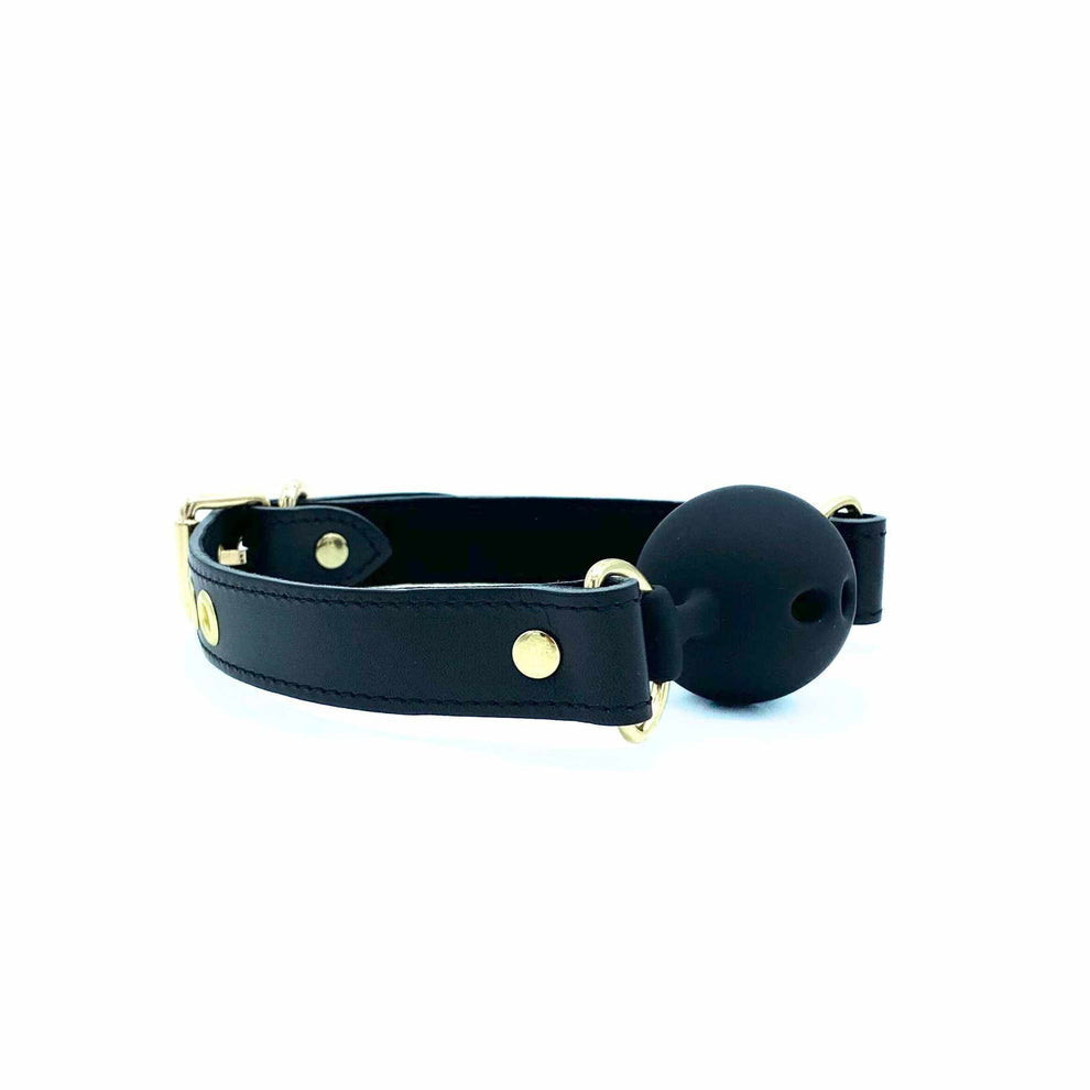 LEATHER BALL GAG