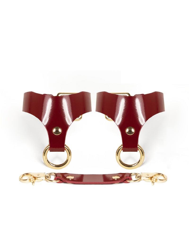 BLODY LEATHER CUFFS