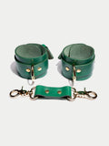 MOSS LEATHER CUFFS