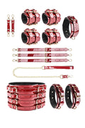 LUXURY LEATHER BONDAGE AMNESIS SET