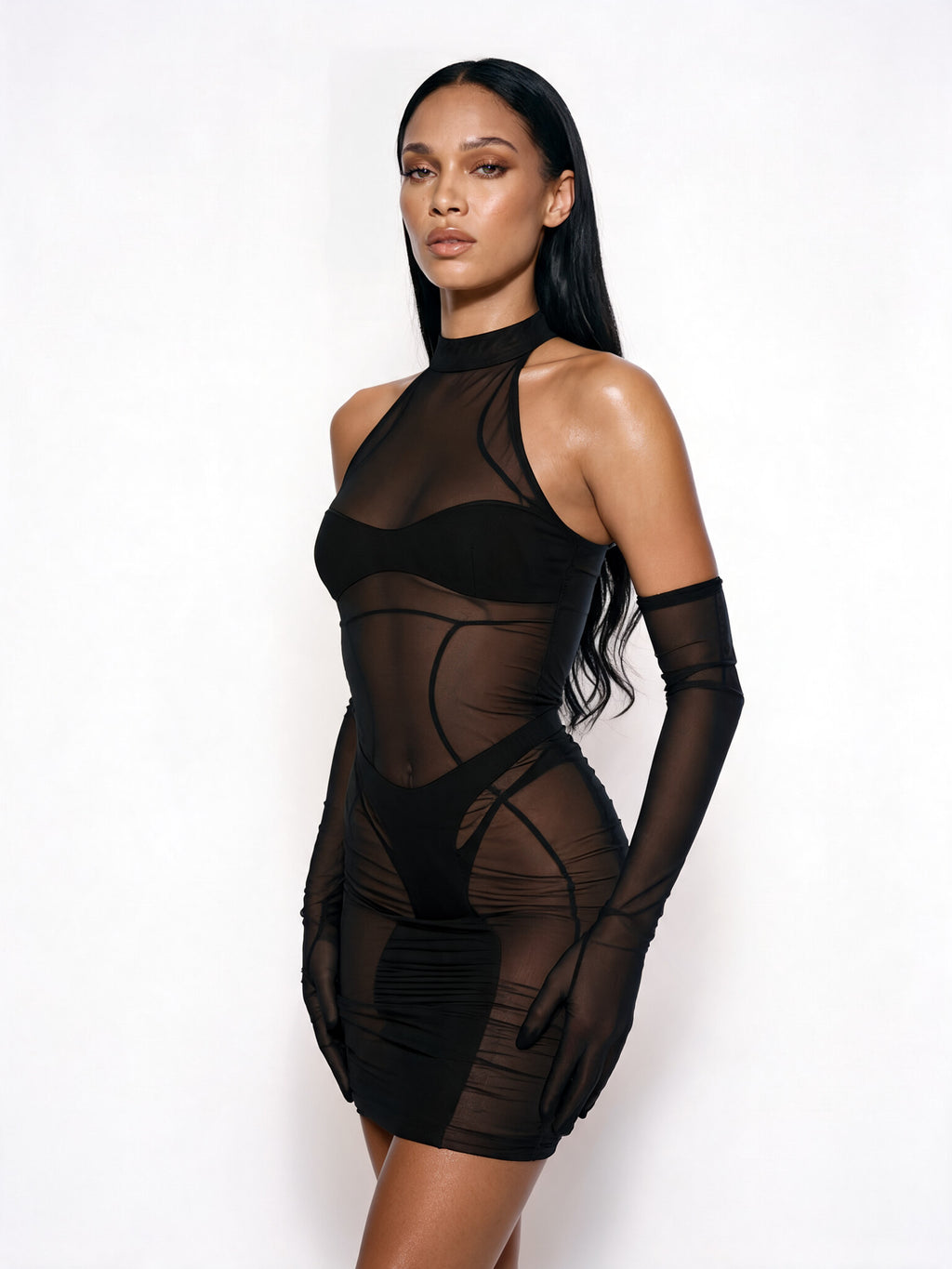 MIRELLA NOIR DRESS