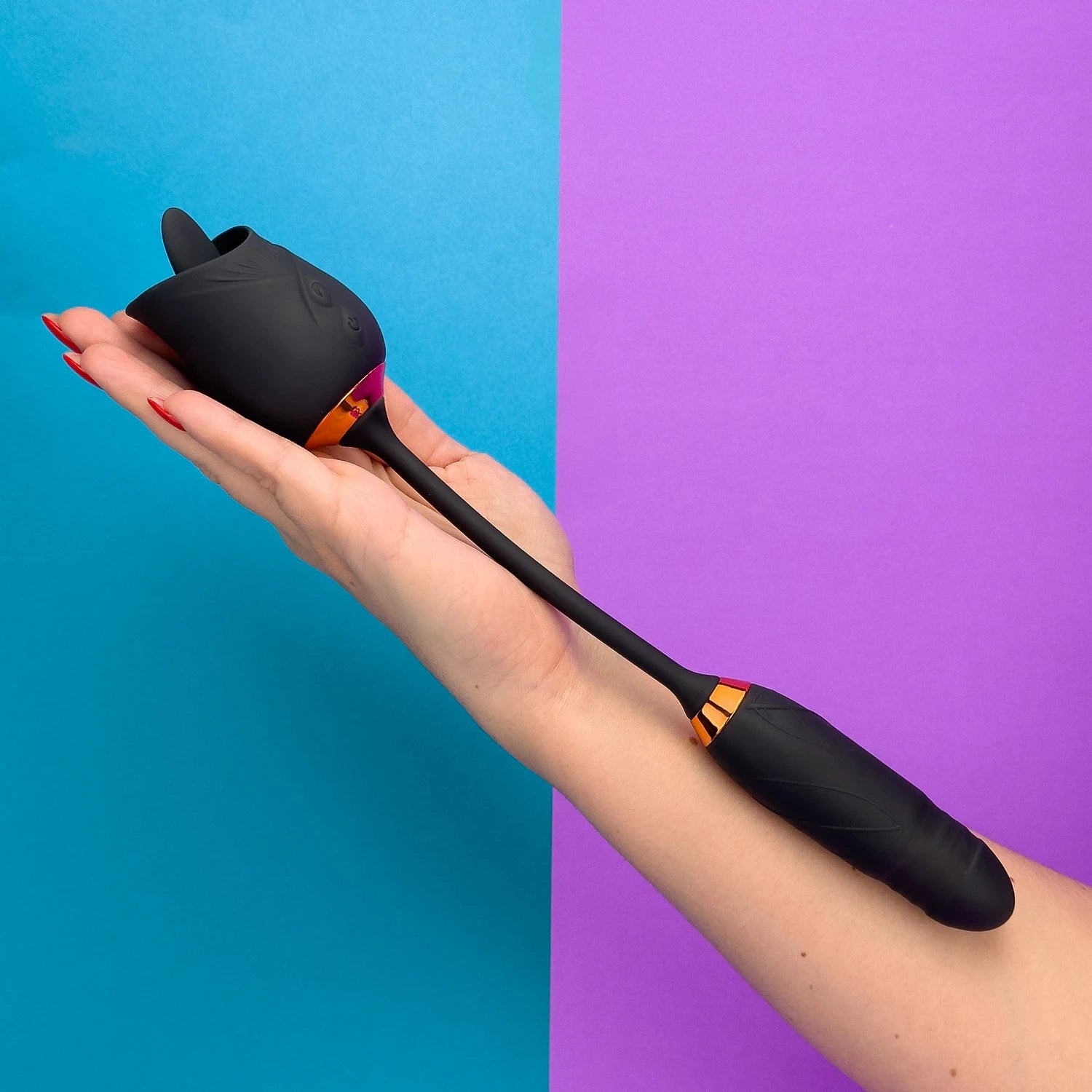 DARK ROSE DUAL VIBRATOR