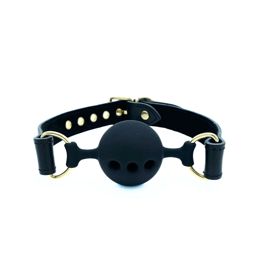 LEATHER BALL GAG