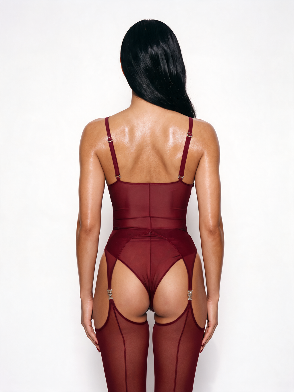 FREESIA BURGUNDY BODYSUIT