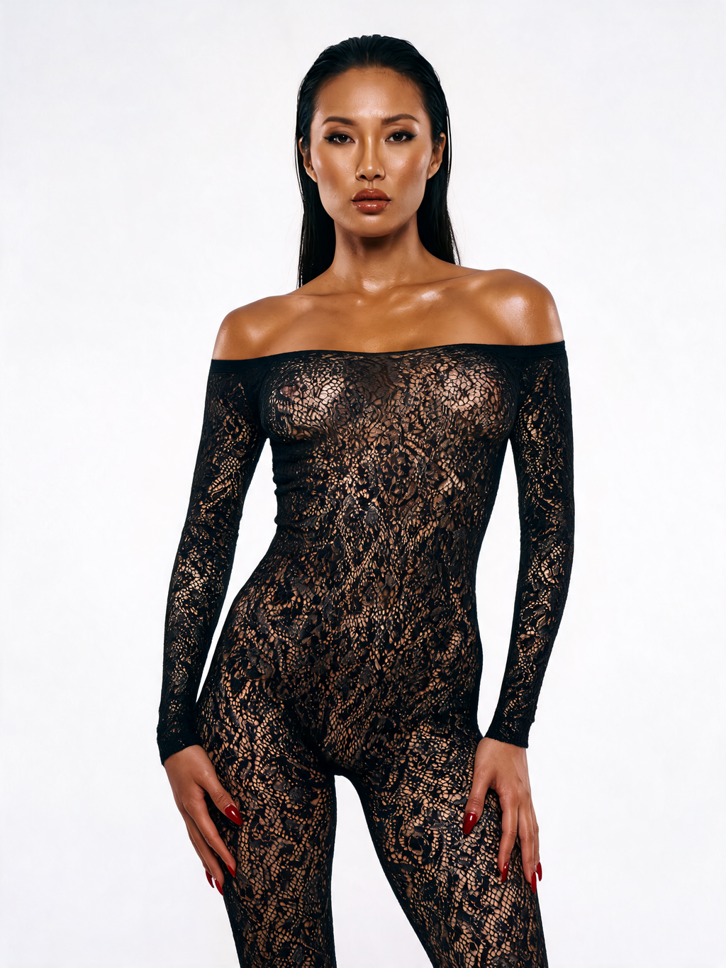 ADALYN RAVEN CATSUIT