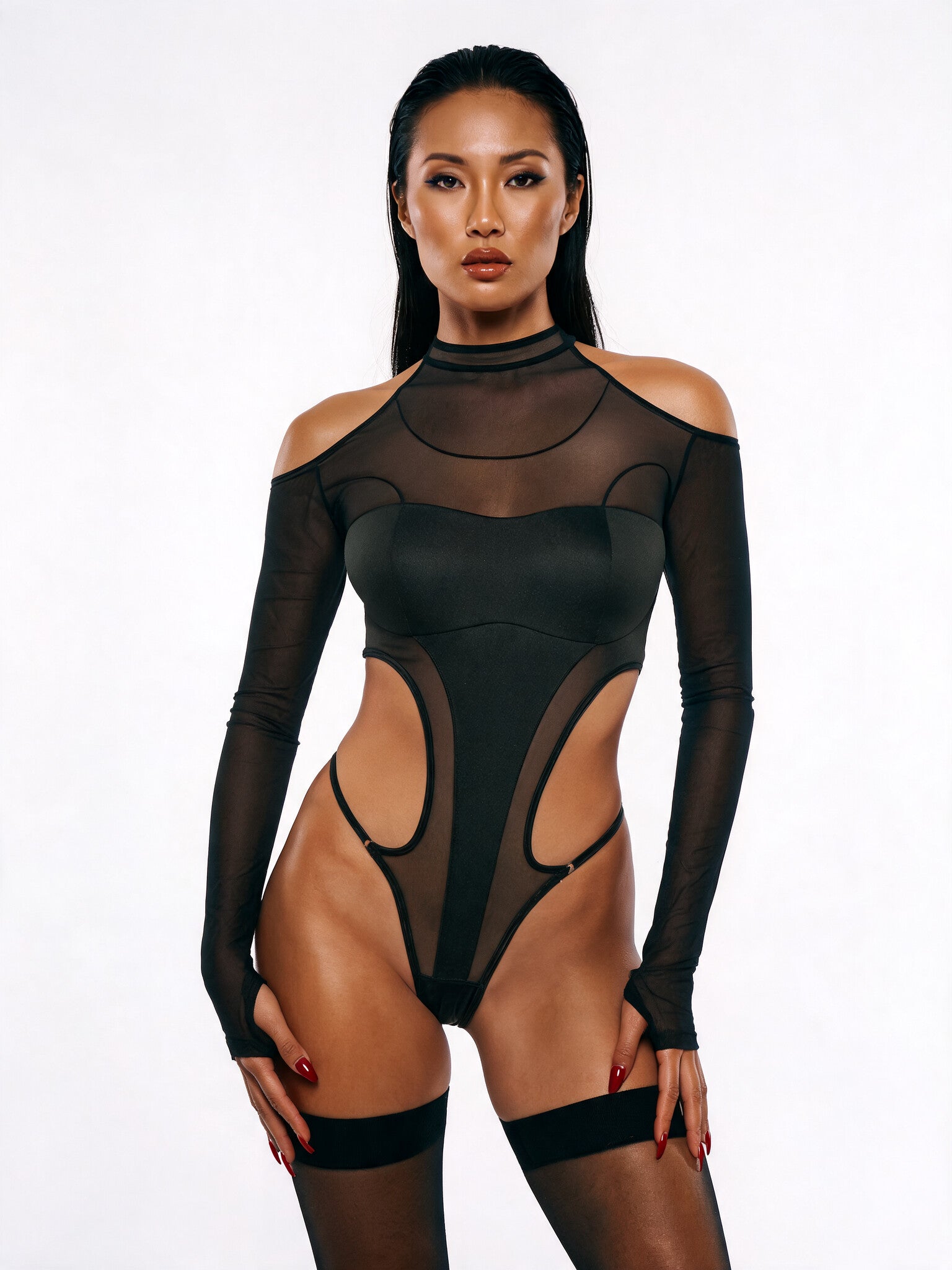 AUDREY NOIR BODYSUIT