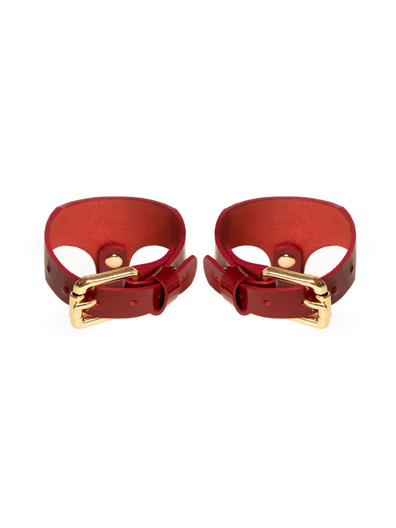 BLODY LEATHER CUFFS