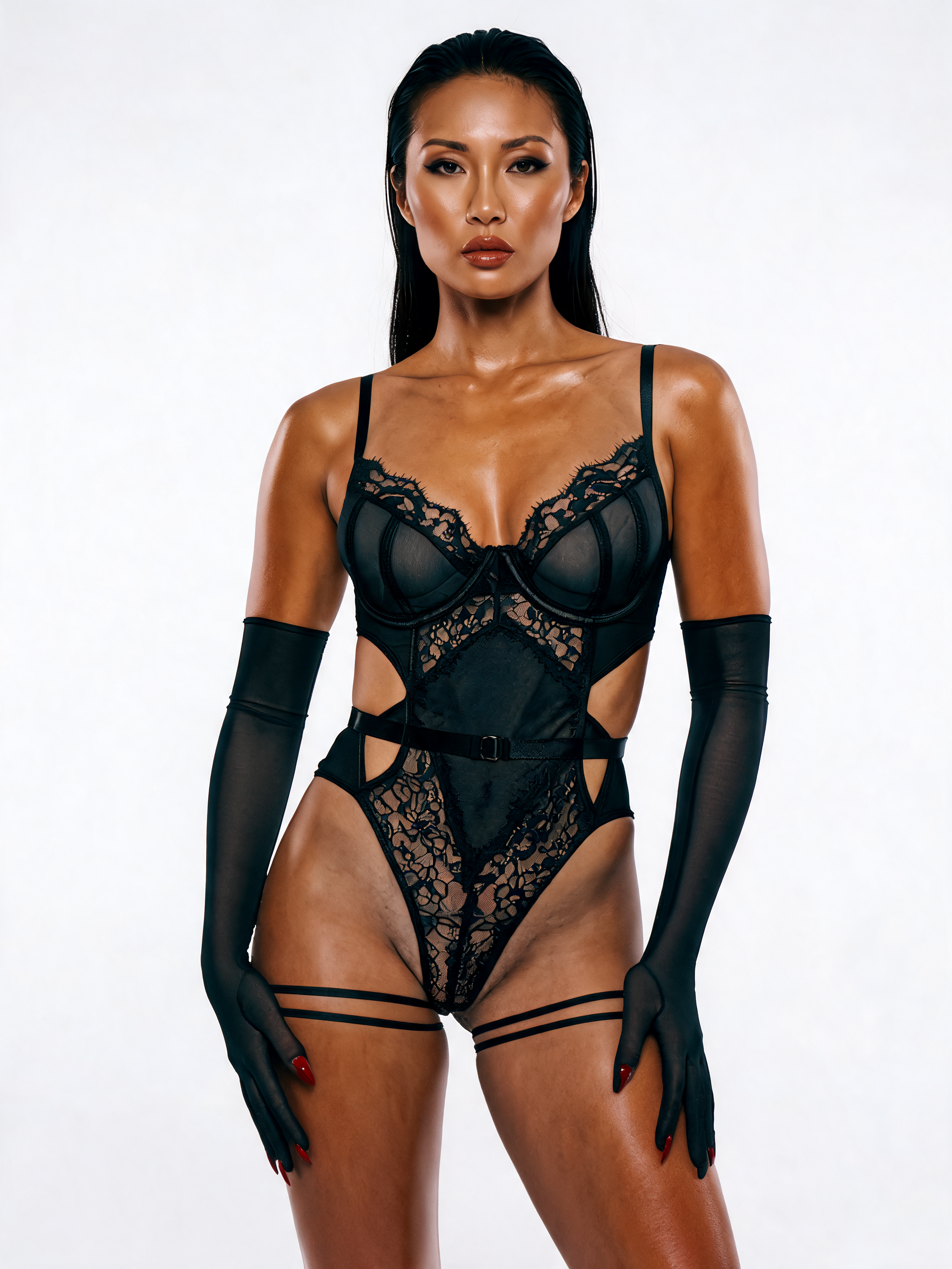 TRINITY NOIR BODYSUIT