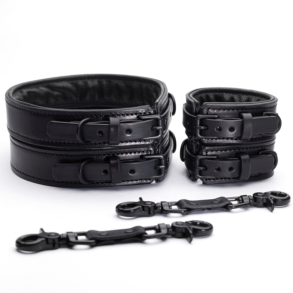 LUXURY LEATHER MIDNIGHT SET