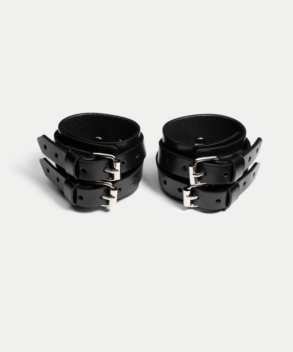 JET LEATHER CUFFS